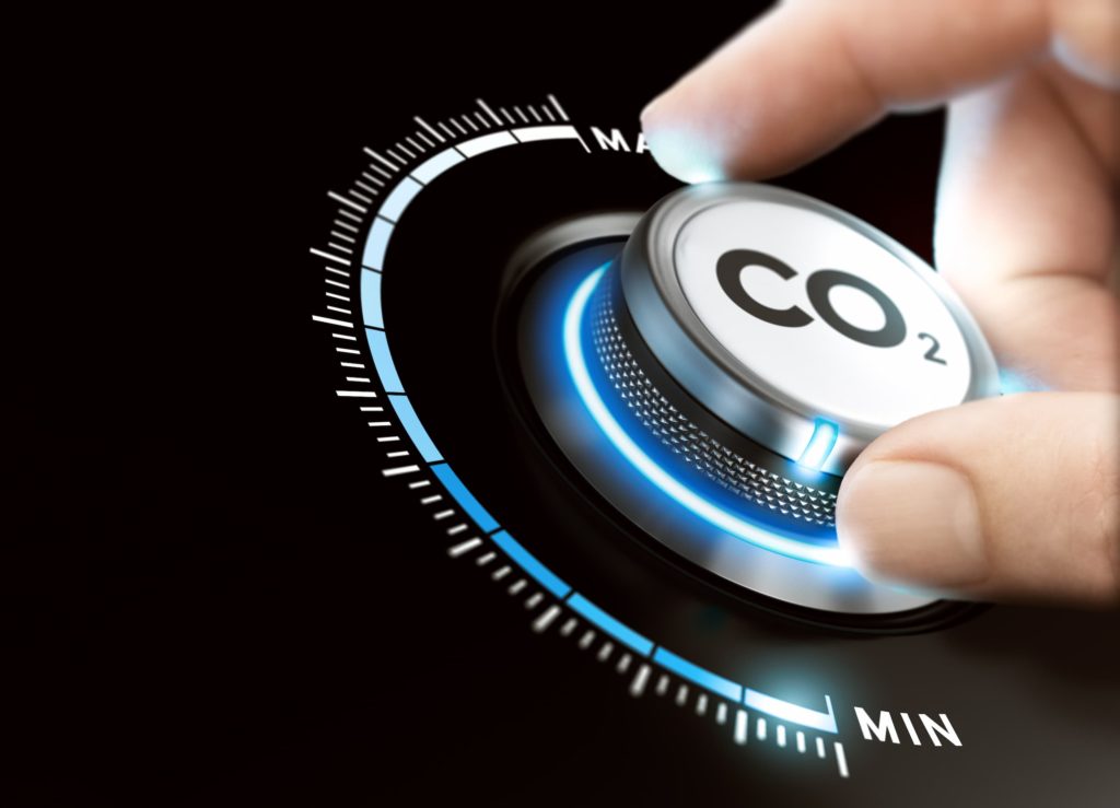 Bouton de réduction des émissions de CO2